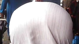 Arab Mature Street - Voyeur 2 - Mature Big Butt - Chubby Plumper Ass