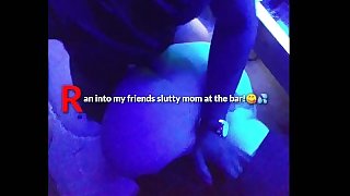 Ran Into My Friends Mom At The Bar! Damn She Was Horny!!!!